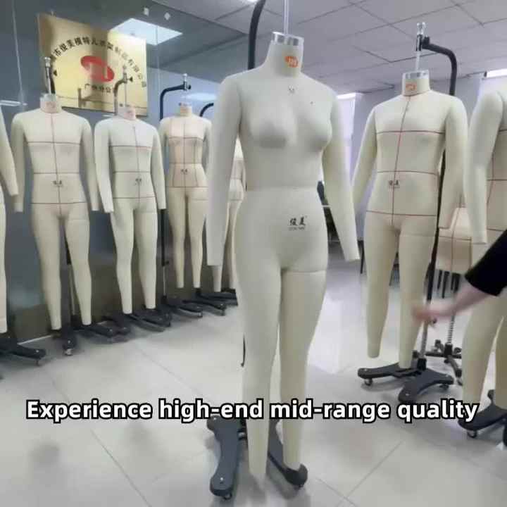 long sparkly dress with sleeves Size 8 Dress Form - Half Scale Sewing Mannequins for Fashion Pattern main image 1