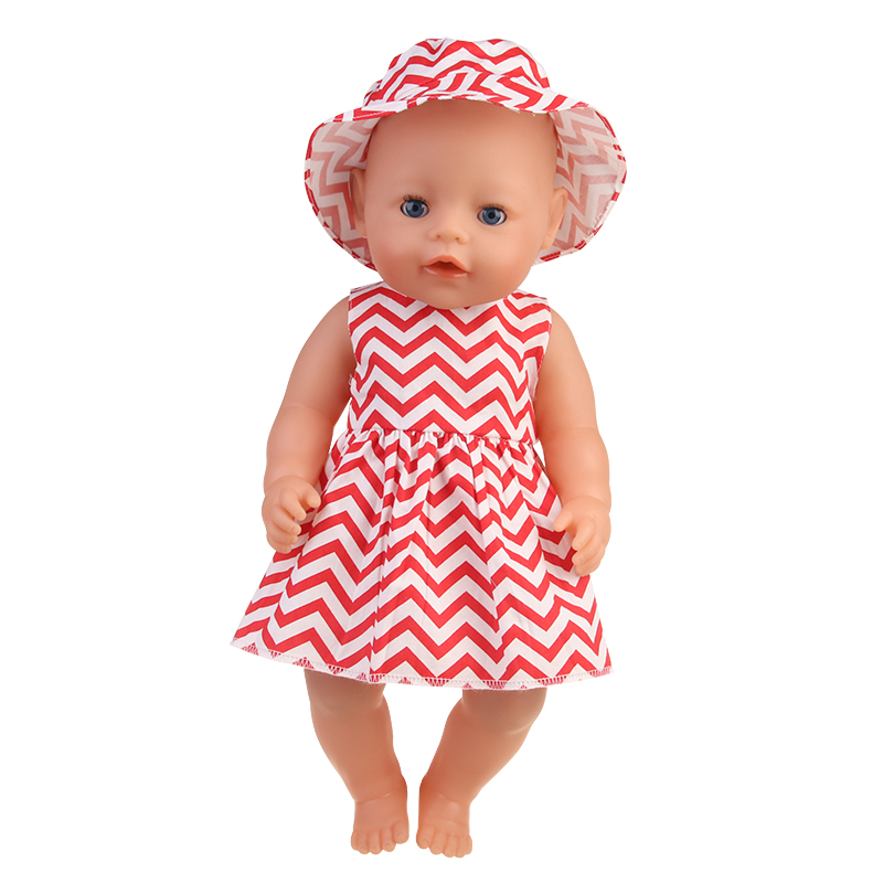 Misu новые геометрический рисунок; Цвет черный, красный; Шапка; Комплект одежды для дял 18-дюймовой куклы оптом, одежда для девочек