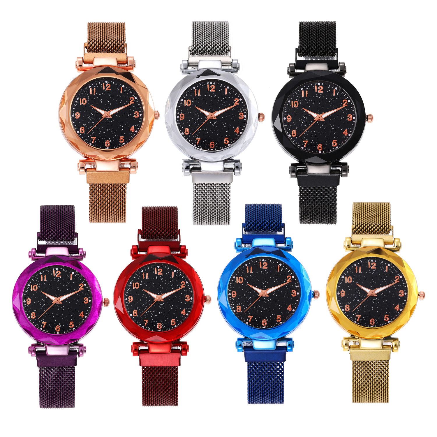 表带男女网红手表磁铁带夜光石英手表 - buy quartz watches,fashion
