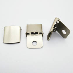 18mm latão de Alta qualidade cap chapéu fivela fivela na cor prata brilhante