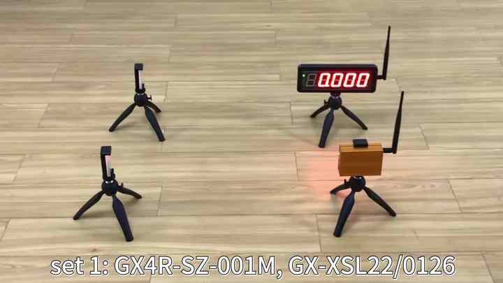 Timer Laser Per Sprint YZ – Cronometro 0.001 Secondi – Sistema Laser Per Allenamenti Di Velocità – Supporto Alto Regolabile