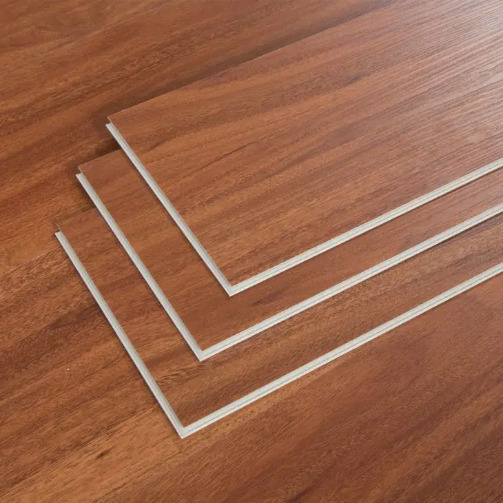 Pvc With Click Lock Rigid Vinyl Eco-friendly Luxury 4mm Waterproof Plastic Flooring