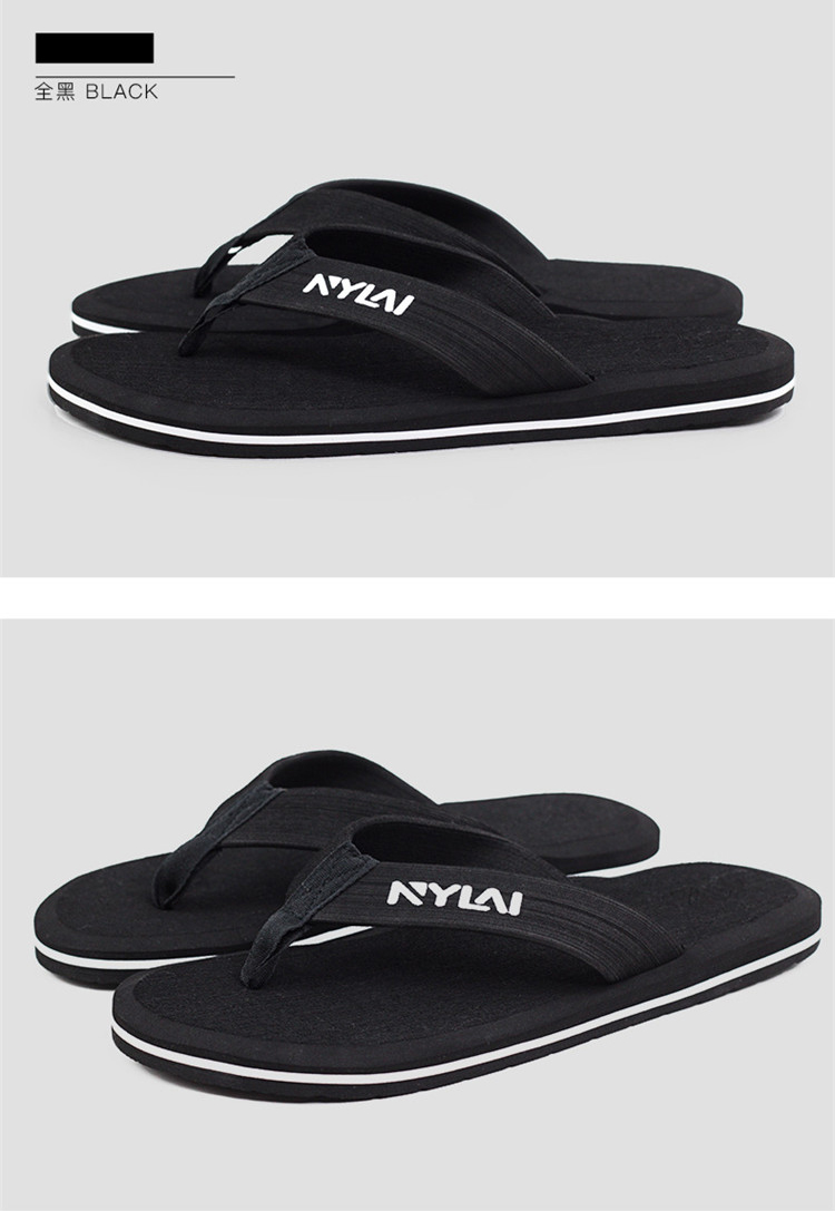 High Quality Non-slip Big Size Flip Flops Men Slippers Casual Men Beach Shoes