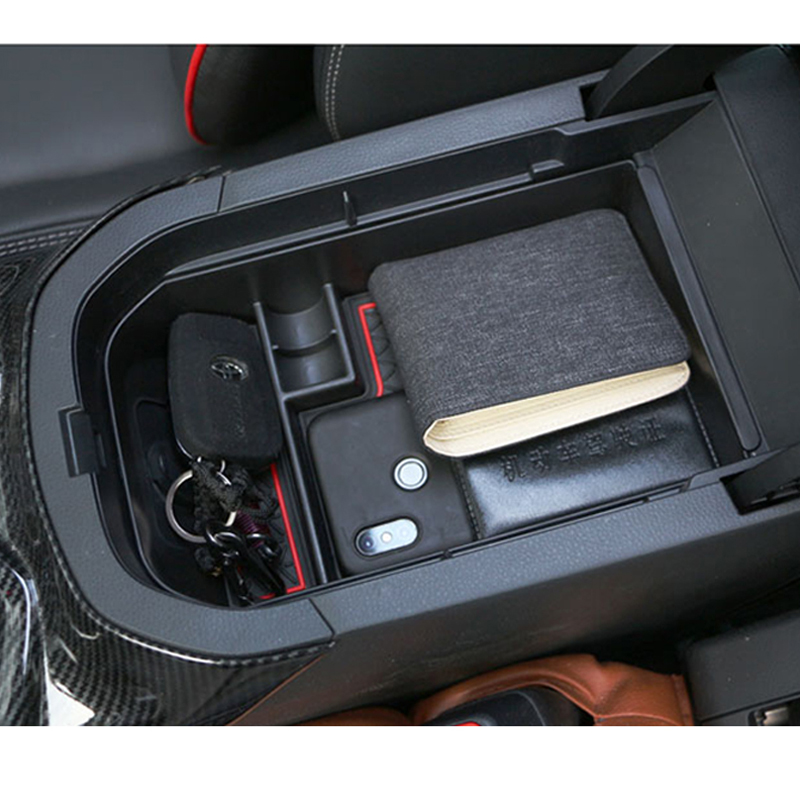 Пластиковые автомобильные аксессуары, внутренний центр подлокотник, консоль, ящик для хранения, Органайзер