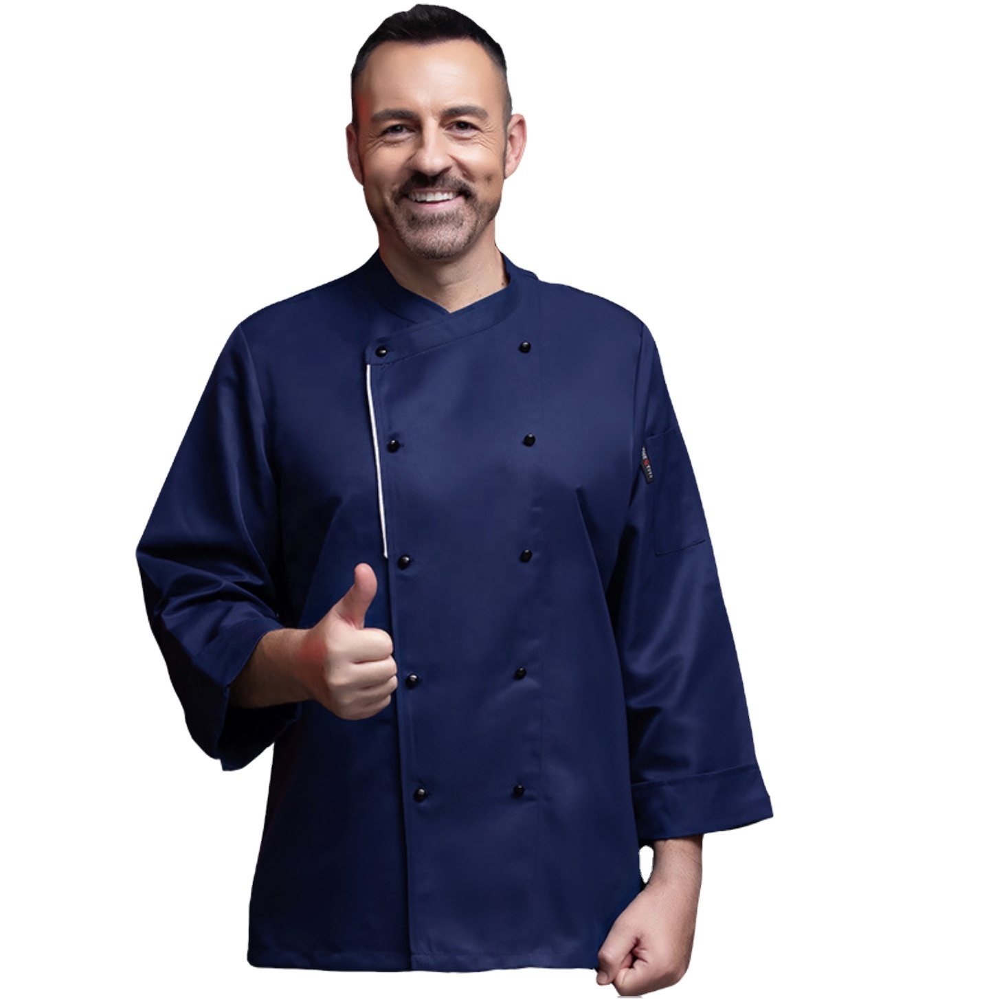 Высококачественная классическая модная форма шеф-повара во французском стиле с длинным рукавом для ресторана