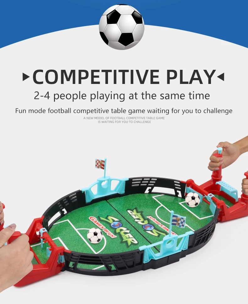 New indoor desktop sports double player plastic soccer toy football table game