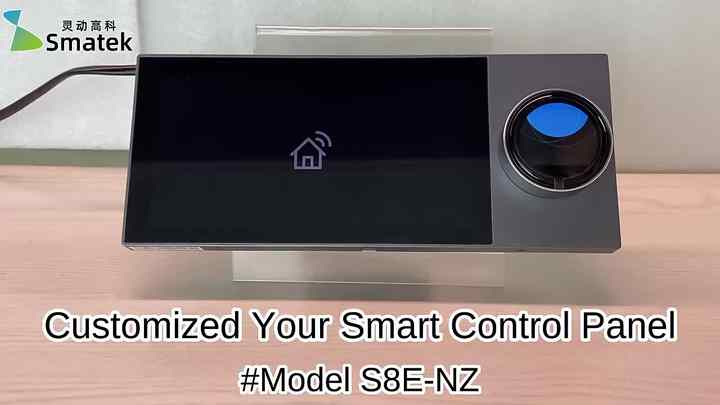 Smart Home Control with 6 Inch KNX EIB Touch Screen Switches