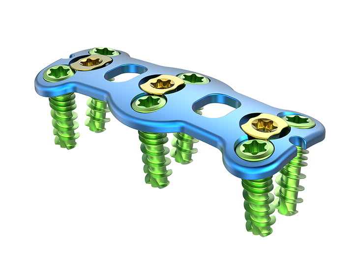 titamiun spinal anterior cervical plate spine orthopedic implant