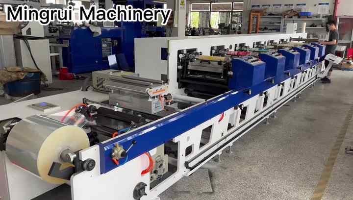350mm narrow web sticker label digital horizontal group printing ...