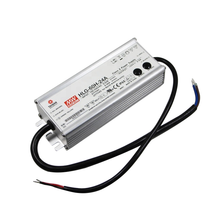 HLG-40H/60H/80H/100H/120H AC DC 12/15/20/24/30/36/42/48/54V Meanwell источник питания для квадратных светодиодов/Светодиодное освещение/промышленное освещение