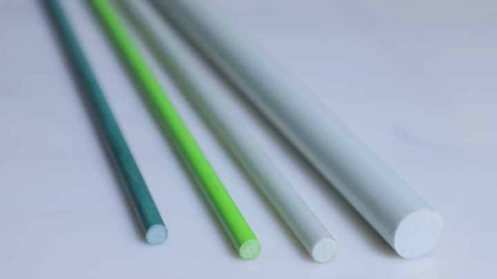 2024 High End Round Shape Round Black Fiberglass Rod Fiberglass ...