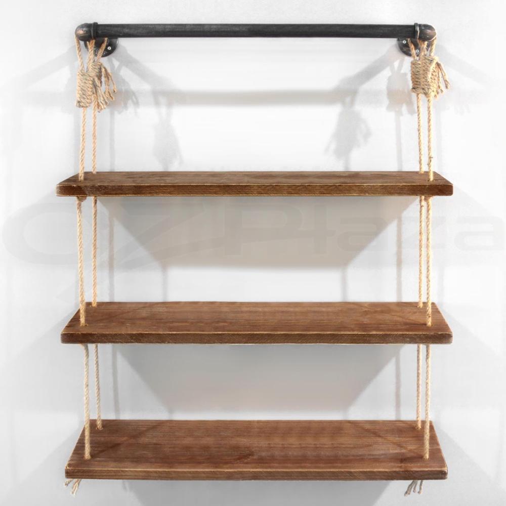 Гостинная iikea стены Плавающий тип установки деревянная подвесная плавающие полки настенные деревянные полки