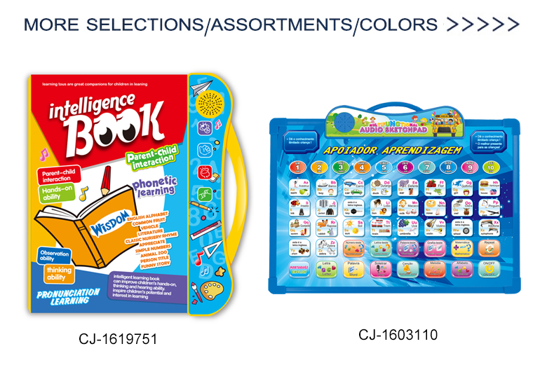 Baby study early learning machine kids sound interactive educational book toy