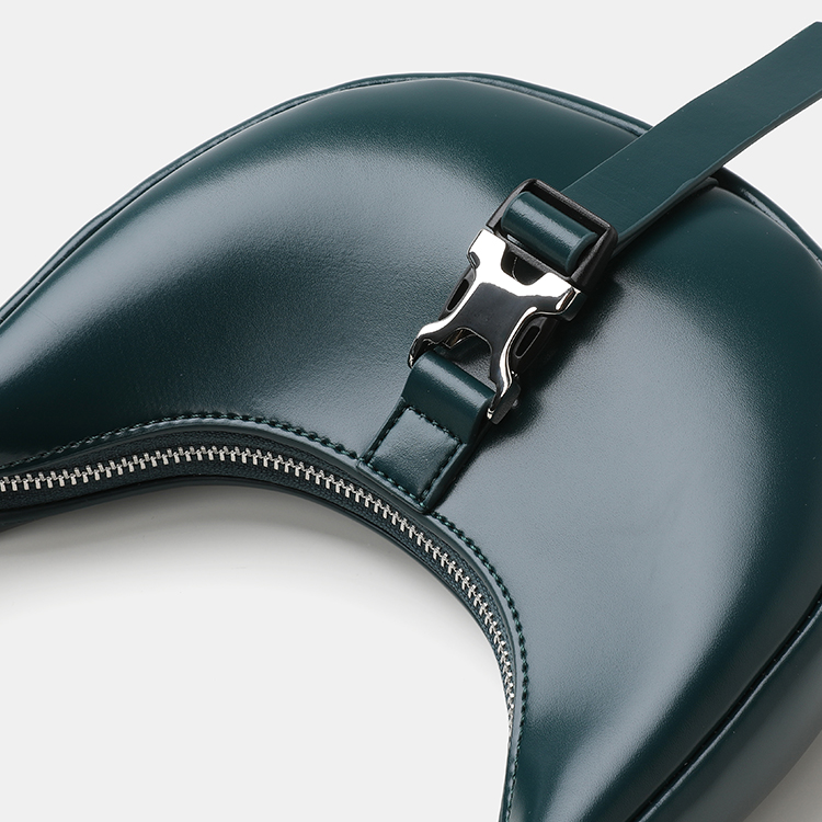 Moon Shaped With Metal Chain Female Best Bags Women real leather Handbags Lady Hand Bag Cross Body Handbags