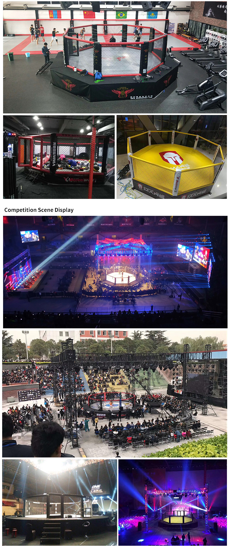 ボクシング用のプロのオクタゴンケージmma| Alibaba.com