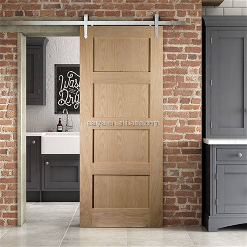 daiya美国玻璃谷仓门滑动与钢化玻璃