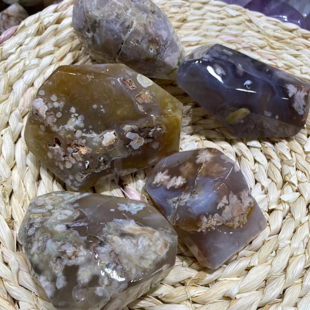 Оптовая продажа, лечебный натуральный кварцевый розовый хрустальный камень, агат цветущей вишни, необработанный драгоценный камень для праздничного украшения