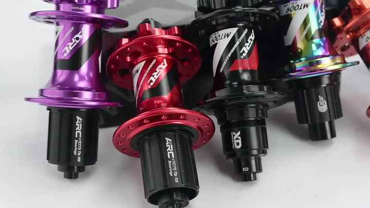 MT-009F/R オレンジ/パープル XD 12S 32H マウンテンバイクハブ