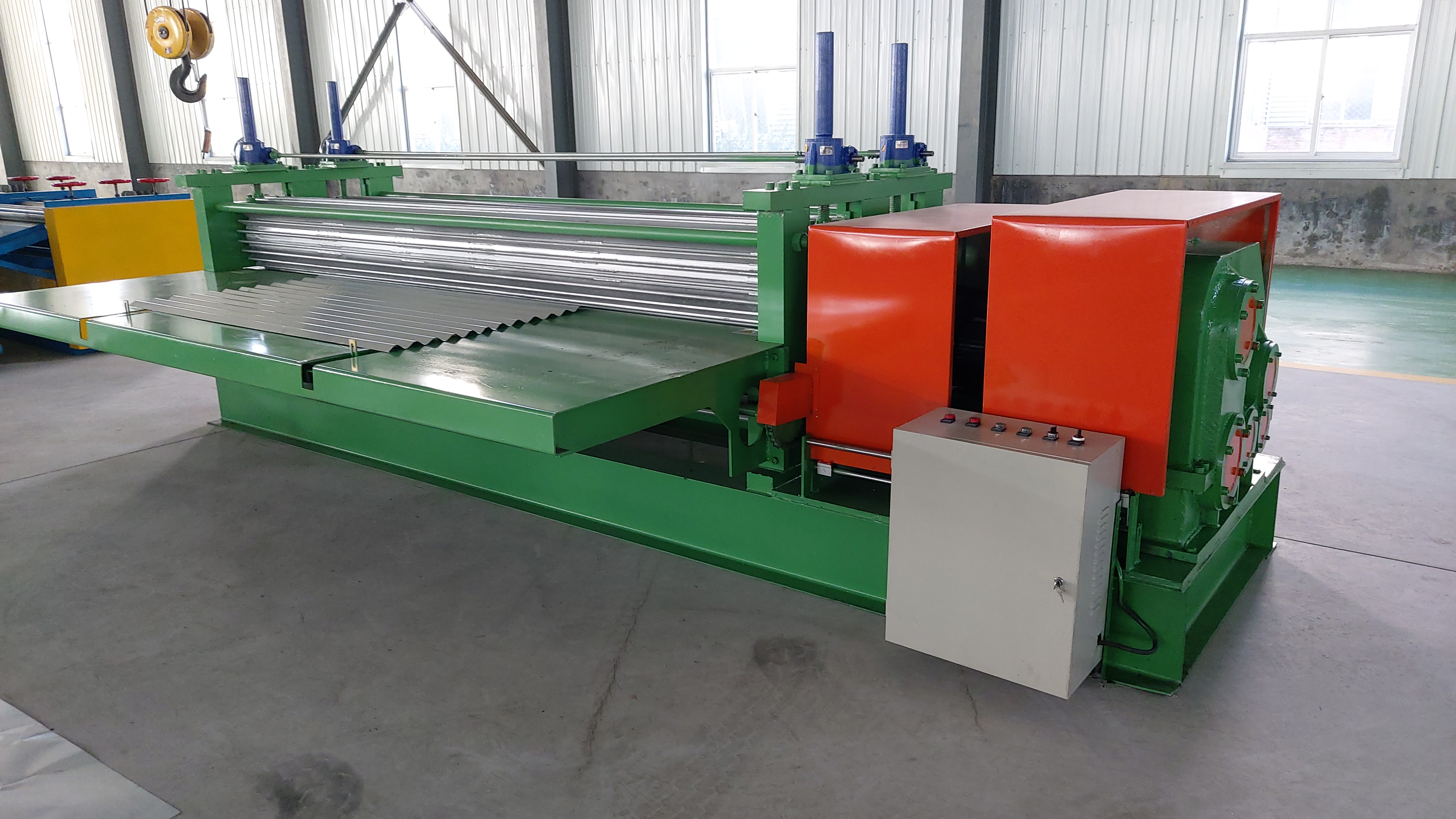 3.6 m Barrel corrugated roofing sheet making machine
