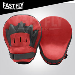 Custom Logo Curved Punch Mitts Focus Pads Boxing Mitts Focus Mitt For MMA Fighter Clubs Training Focus Hot Sale Kicking Pad