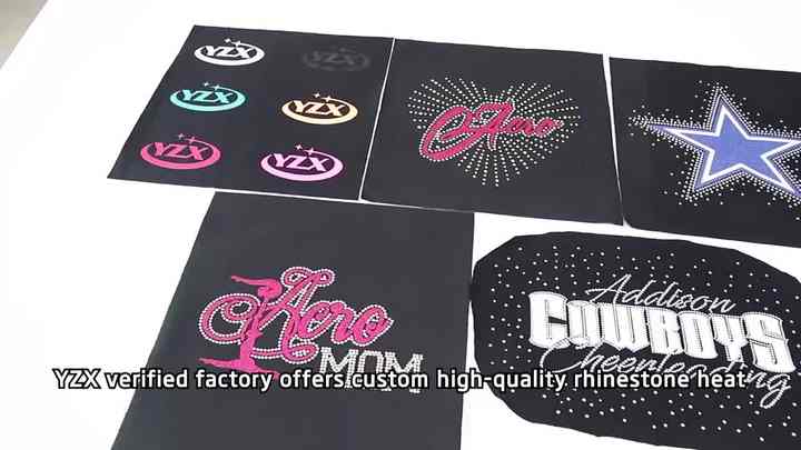 Custom High Quality Hotfix CHEER MOM Glitter Vinyl Design