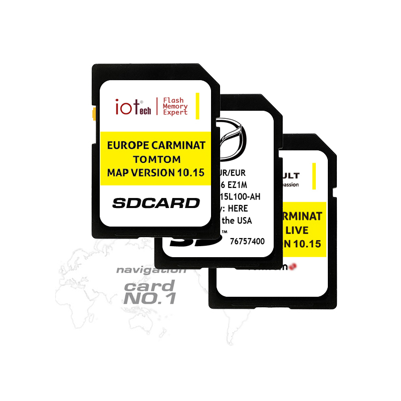 Carte SD GPS Europe 2019-10.15 Renault Tomtom Carminat