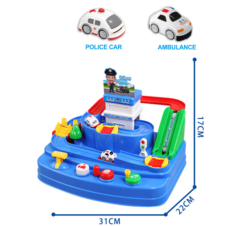 2020 новая детская игра игрушка спасательные городской автомобиль трек игрушки