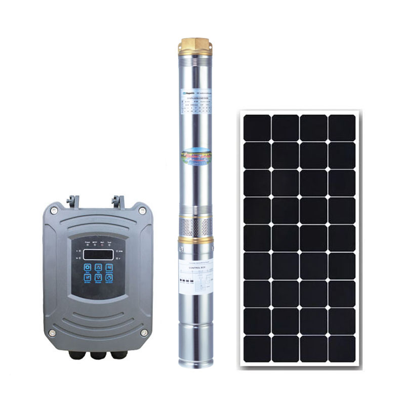 3 дюйма 72V 750W DC водяной насос на солнечных батареях система для сельского хозяйства для полива и орошения