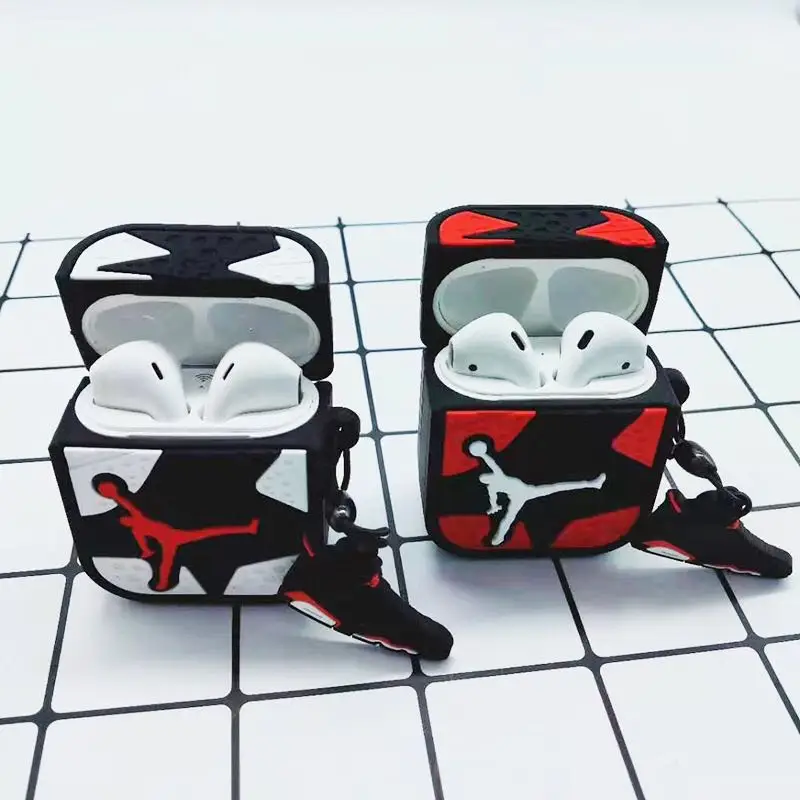 3D Силиконовая обувь для Airpods pro Чехол для баскетбола для airpods чехол для баскетбола air jordan для airpods чехол
