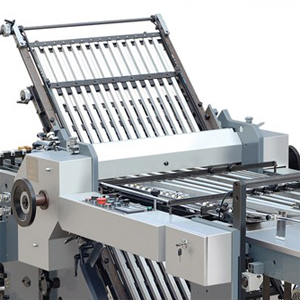 Combined 150m/Min 200gsm Paper Folding Machine With Sound Barrier