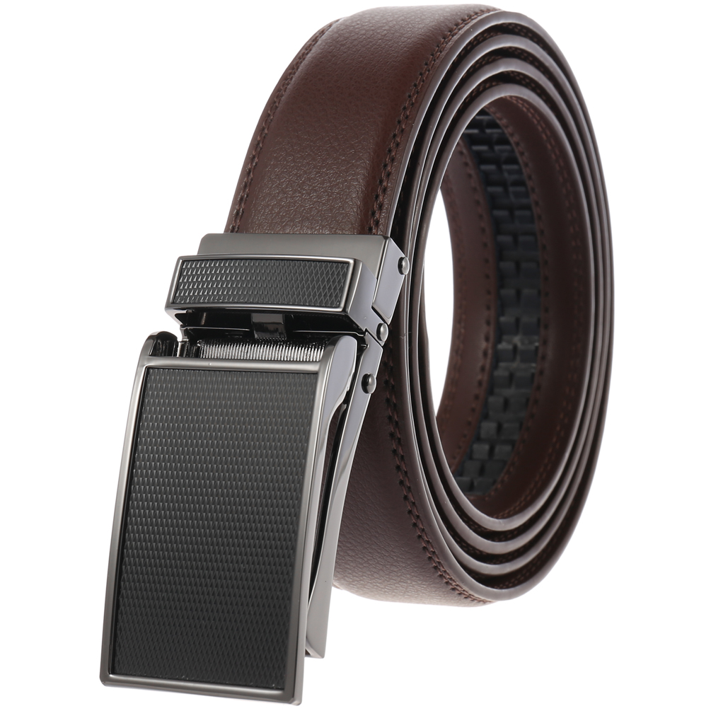 Men's leather alloy automatic buckle belt processing custom belts LY33-0200-1