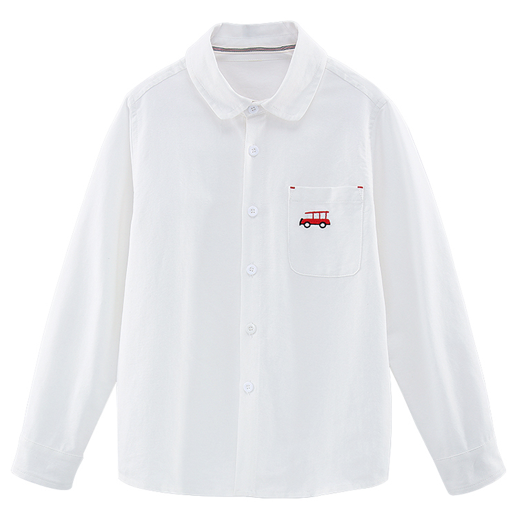 Лидер продаж, формальная повседневная хлопковая джинсовая рубашка для мальчиков с принтом, лето 100%