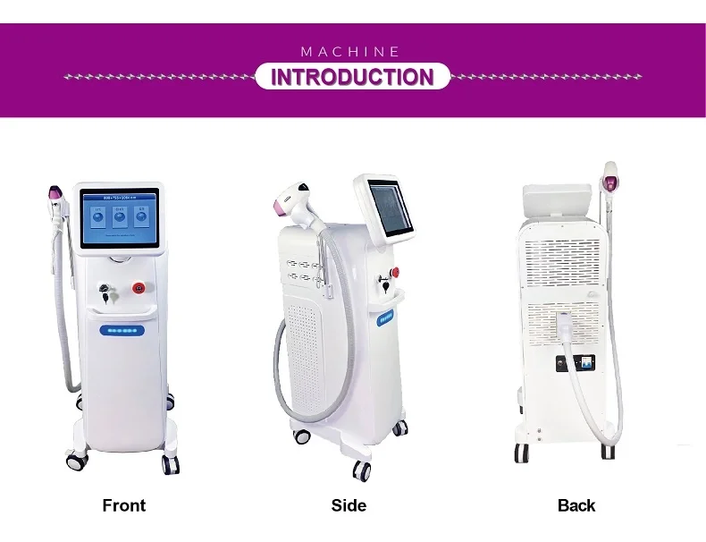 Permanent hair removal 2020 newest 755nm 808nm laser hair removal/triple wavelengths hair removal