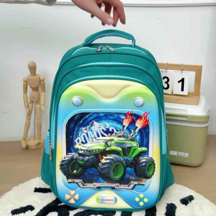 3D EVA Shell Cartoon Printing Kindergarten Student Backpacks