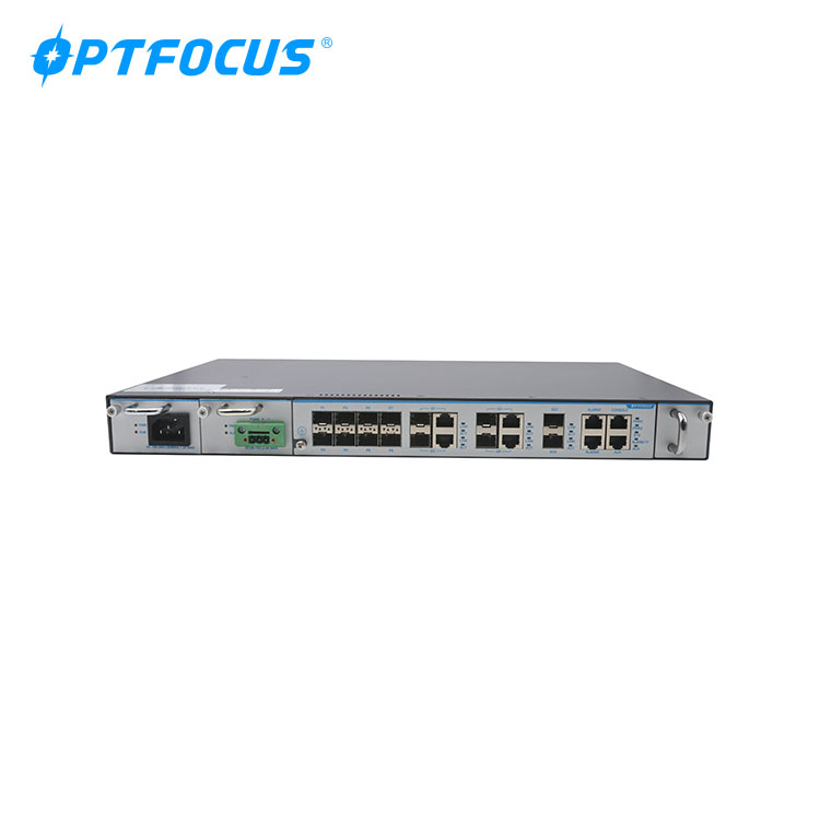 OPTFOCUS καλή τιμή FTTH 8 λιμένες GPON OLT PON με το λιμένα ανερχόμενων ζεύξεων 10G