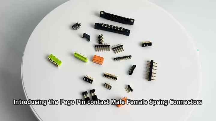Pogo Pin Contact Male Female Spring Connectors 1x06p SMT