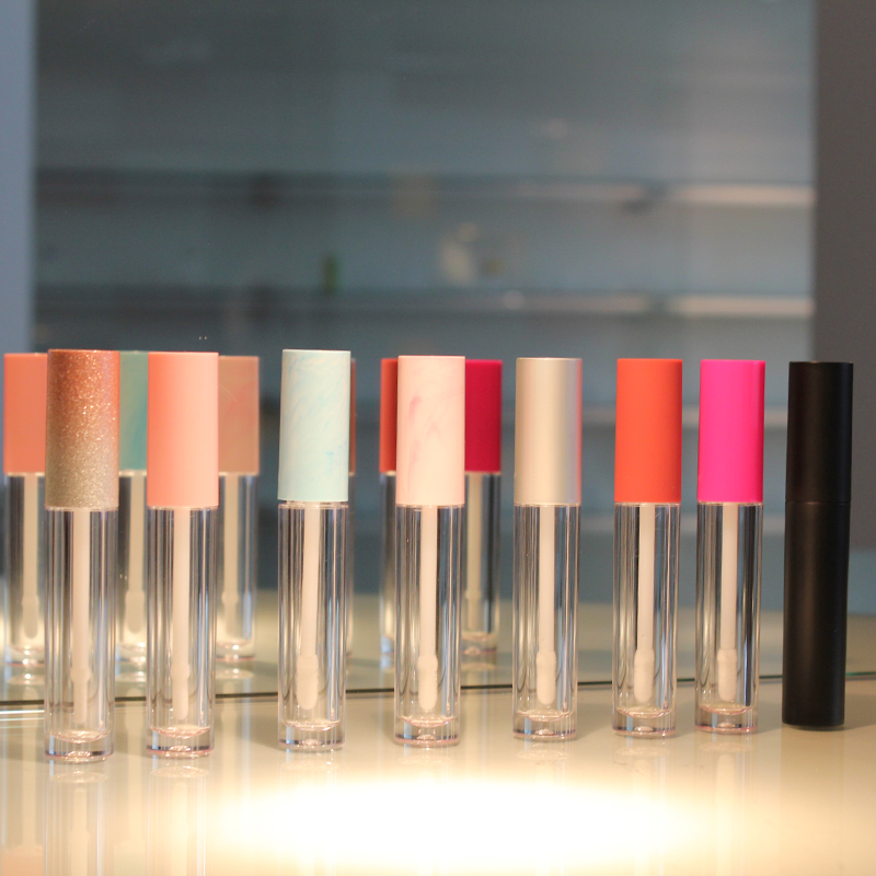 Блеск для губ контейнеры трубка 5 мл 10 мл пользовательские пустые черные розовые золотые роскошные белые блеск для губ трубки