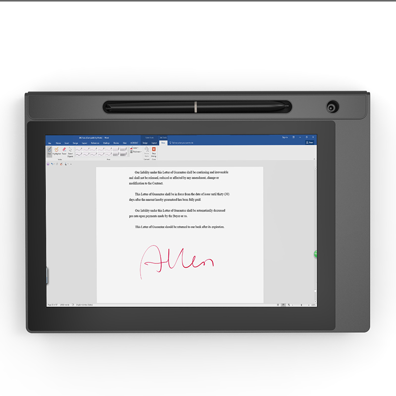 E-Signing 10.1 inch Electromagnetic Digital Signature Pad