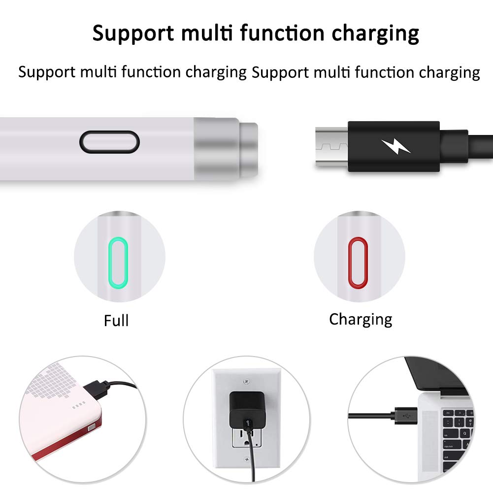 Universal Metal Custom Logo Usb 2 In 1 Touch Screen Capacitive Active Stylus Pen For Tablet Ipad Samsung Mobile Android IOS
