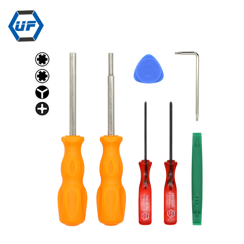 Interruptor de segurança Jogo Chave de Fenda Bit Set para Nintendo 3DS N64 Console Wii U Mestre Sega Genesis 32x