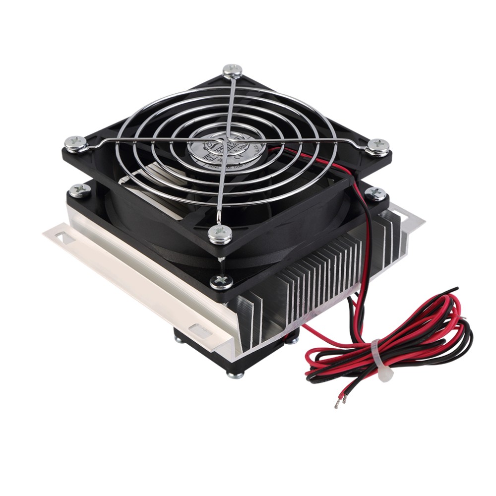 KOOBOOK Kit Raffreddamento Peltier 12V 72W - Ventola Termoelettrica Con Dissipatore, Blocco Acqua E Grasso, Per Fai Da Te Elettronico