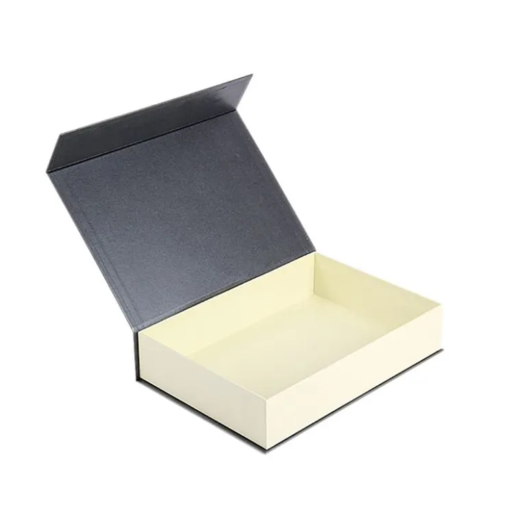 Wooden Box Packaging factory cus Custom White Magnetic Packaging Paper Boxes For Gift