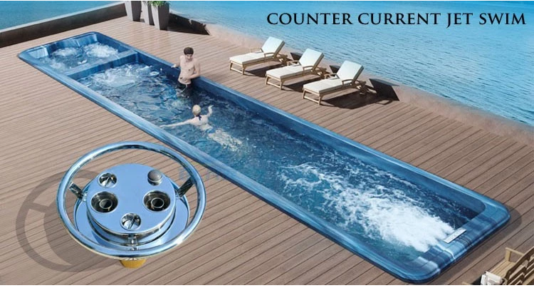不锈钢反流喷射的无边泳池 - buy counter current jet swim,swim jet