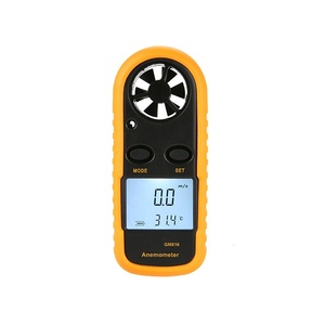 FENXIMEI Digital Anemometer GM 8903 Wind Speed Temperature Air Volume Measurement High Precision Measurement Easy Compact Portable LCD with Easy-to-use Probe Anemometer Weather Station