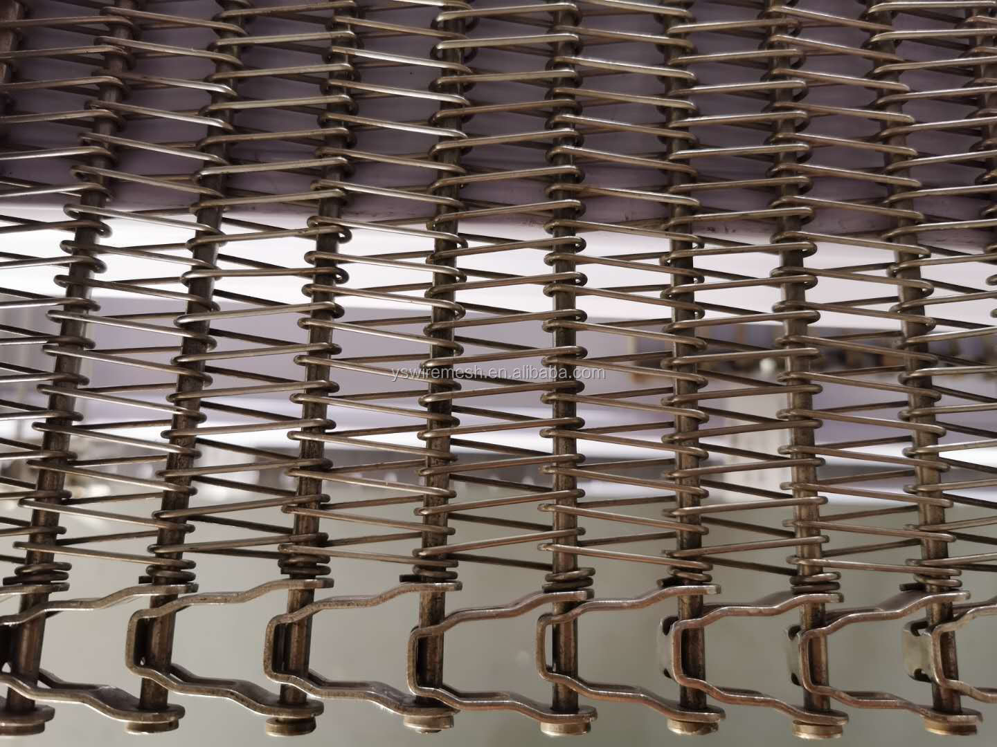 Pizza Oven 316 Stainless Steel Wire Conveyor Food Mesh Belt For Baking
