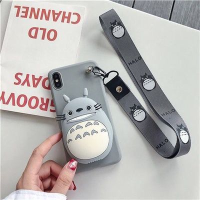 Cartoon Cute 3D Bear Soft Wallet Silicone Phone Case for iPhone 8 7 6 6S Plus New Capa X XR XS Max Cover