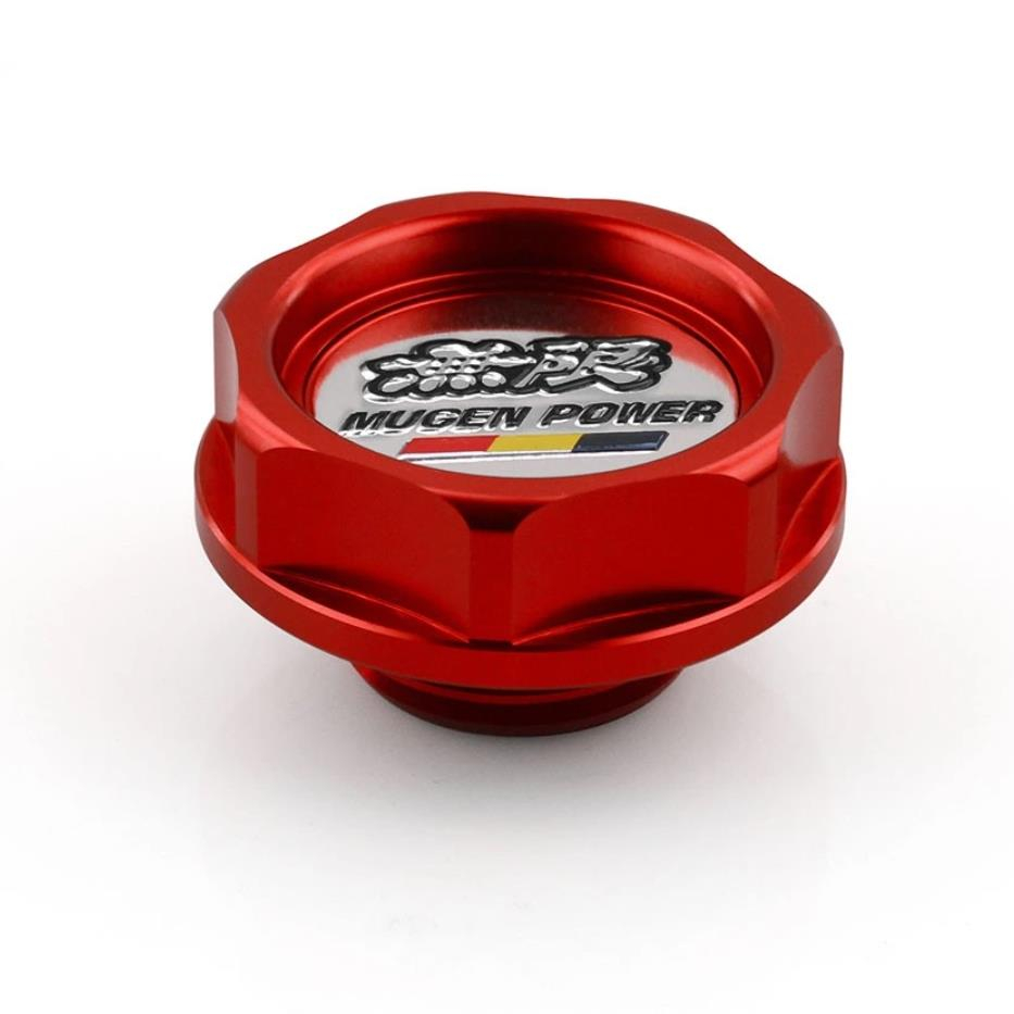 Универсальный автомобильный гоночный автомобиль модифицированный двигатель масляный топливный бак крышка наполнитель mugen неоновая круглая крышка круглый отверстие для грузовика Honda