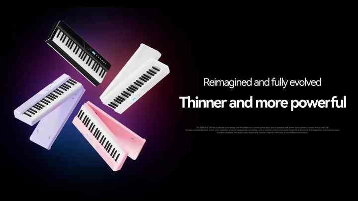 テレンス V50 ポータブル 88キー 電子ピアノ 折りたたみ式