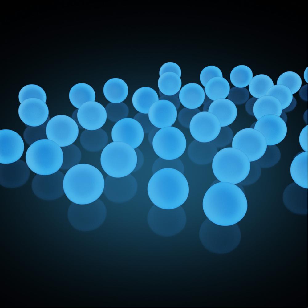 Светящиеся в темноте круглые свободные стеклянные бусины камни для изготовления ювелирных изделий браслет Бисероплетение