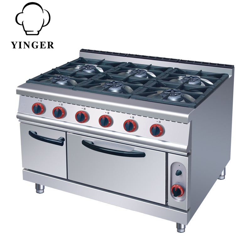 Оборудование для приготовления пищи, газовая плита, Коммерческая Плита для приготовления пищи с духовкой